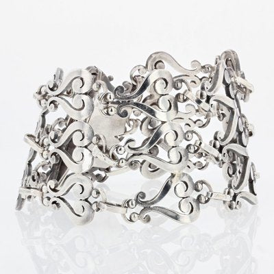 19th Century Silver Cuff Bracelet-OLU-953164