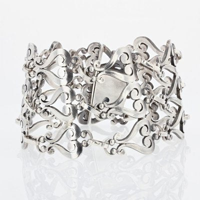 19th Century Silver Cuff Bracelet-OLU-953164