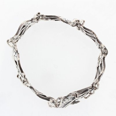 19th Century Silver Cuff Bracelet-OLU-953164