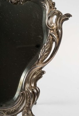 19th Century Silver Plated Bronze Table Mirror-WFS-1419039