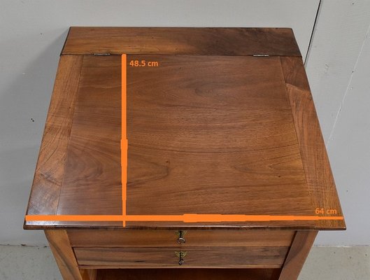 19th Century Solid Walnut Notary Desk-RVK-666995