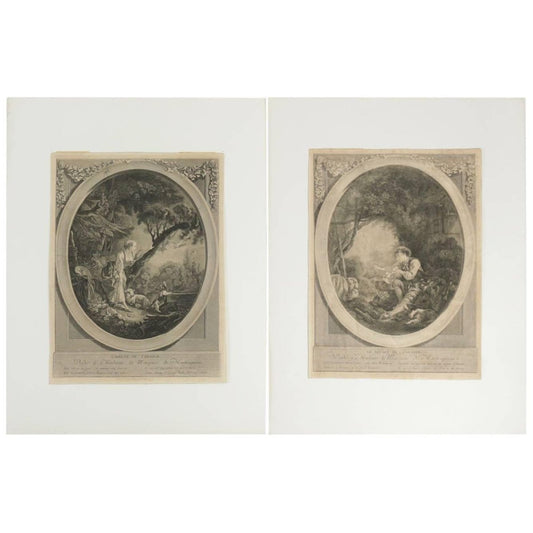 19th Century Steel Engravings, Set of 2