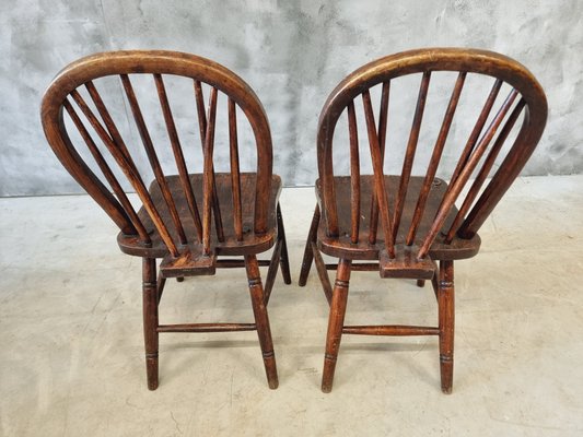 19th Century Stick Back Windsor Chairs, Set of 2-IFQ-2017297