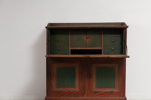 19th Century Swedish Country Pine Secretary Desk-MJF-1009810