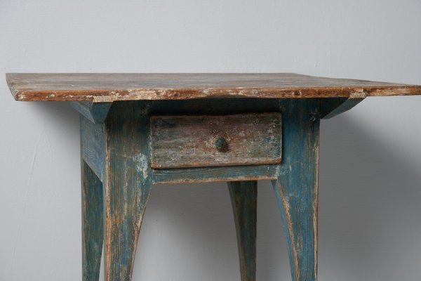 19th Century Swedish Folk Art Side Table-MJF-1366437