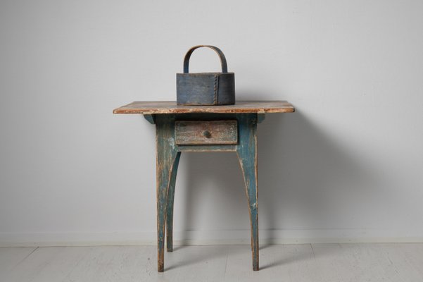 19th Century Swedish Folk Art Side Table-MJF-1366437