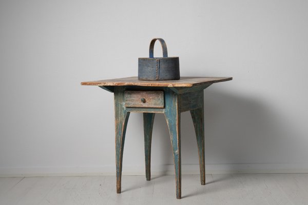 19th Century Swedish Folk Art Side Table-MJF-1366437