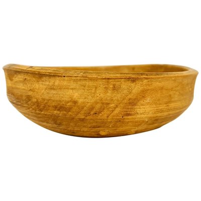 19th Century Swedish Folk Art Wooden Farmers Bowl-UYK-806794