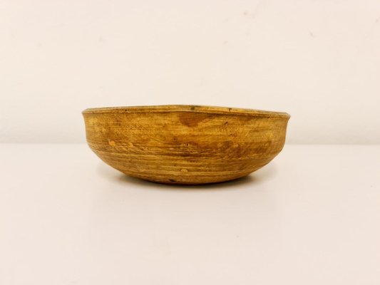 19th Century Swedish Folk Art Wooden Farmers Bowl-UYK-806794