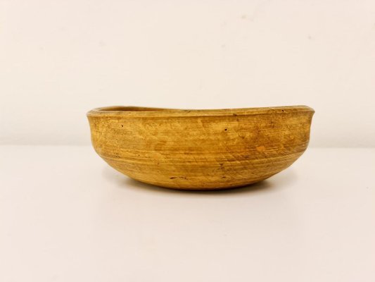 19th Century Swedish Folk Art Wooden Farmers Bowl-UYK-806794