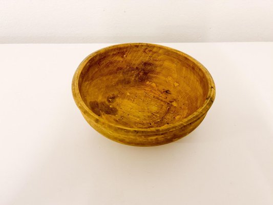 19th Century Swedish Folk Art Wooden Farmers Bowl-UYK-806794