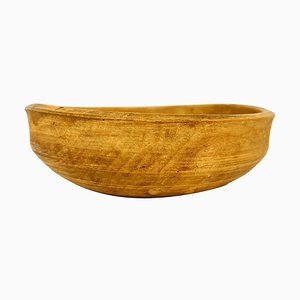 19th Century Swedish Folk Art Wooden Farmers Bowl-UYK-806794