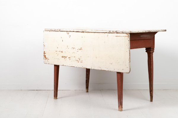 19th-Century Swedish Pine Gustavian Country Side Table-MJF-937034