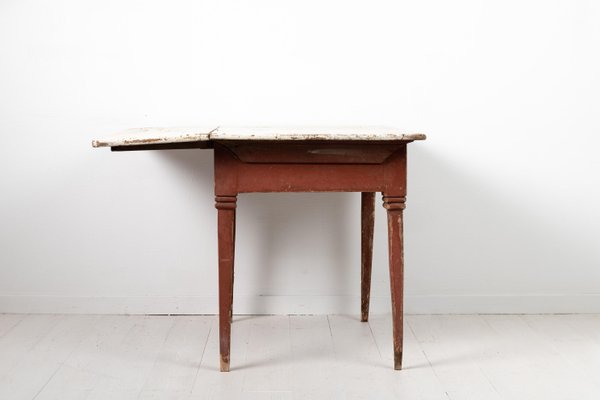 19th-Century Swedish Pine Gustavian Country Side Table-MJF-937034