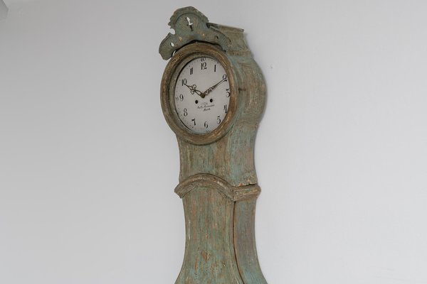 19th Century Swedish Rococo Long Case Clock-MJF-1122864