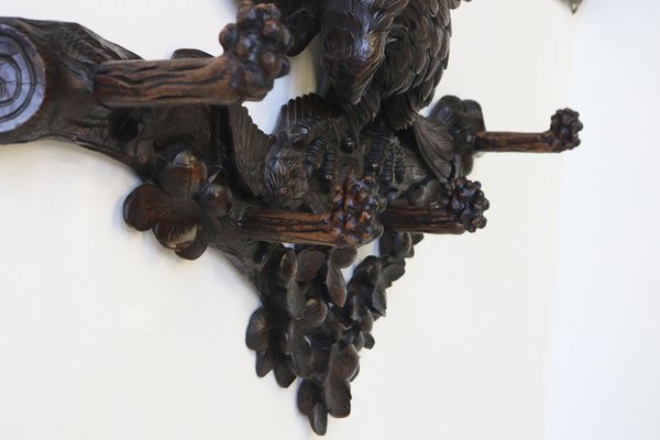 19th Century Swiss Black Forest Coat Rack-WIP-1735242