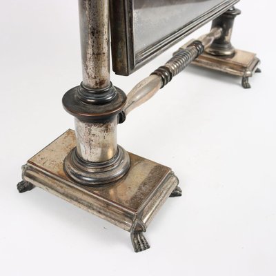 19th Century Table Mirror in Silver Metal, UK-VMM-1339422