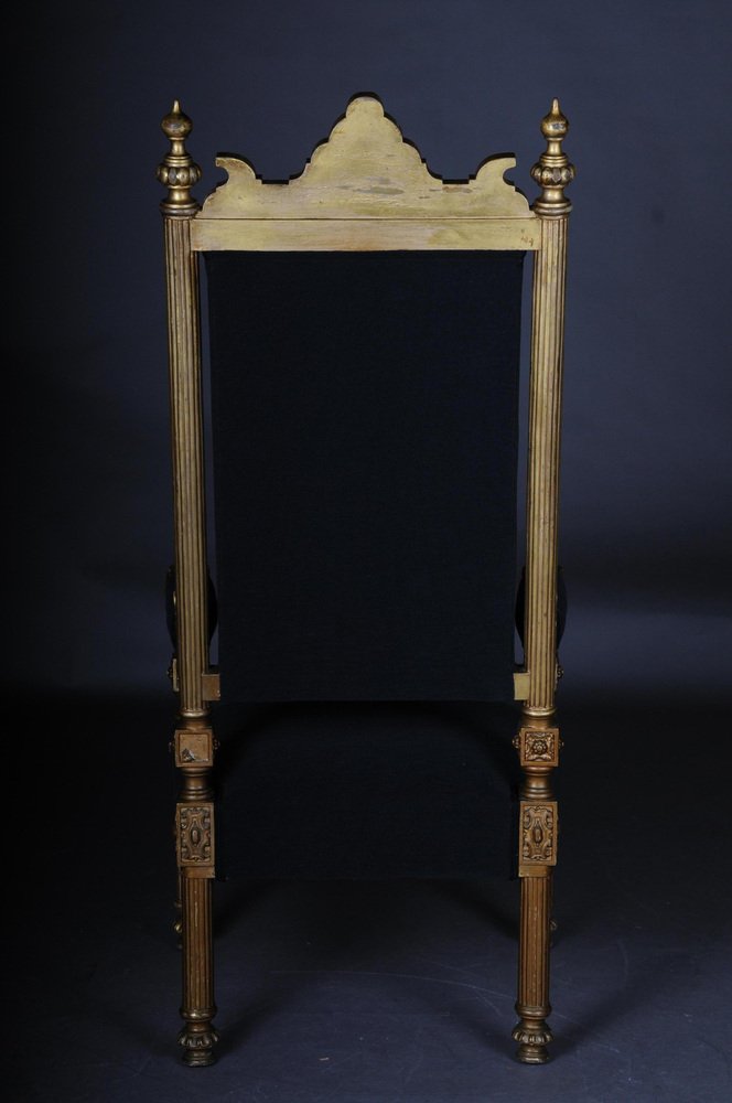 19th Century Throne Armchair attributed to Johann Heinrich Strack