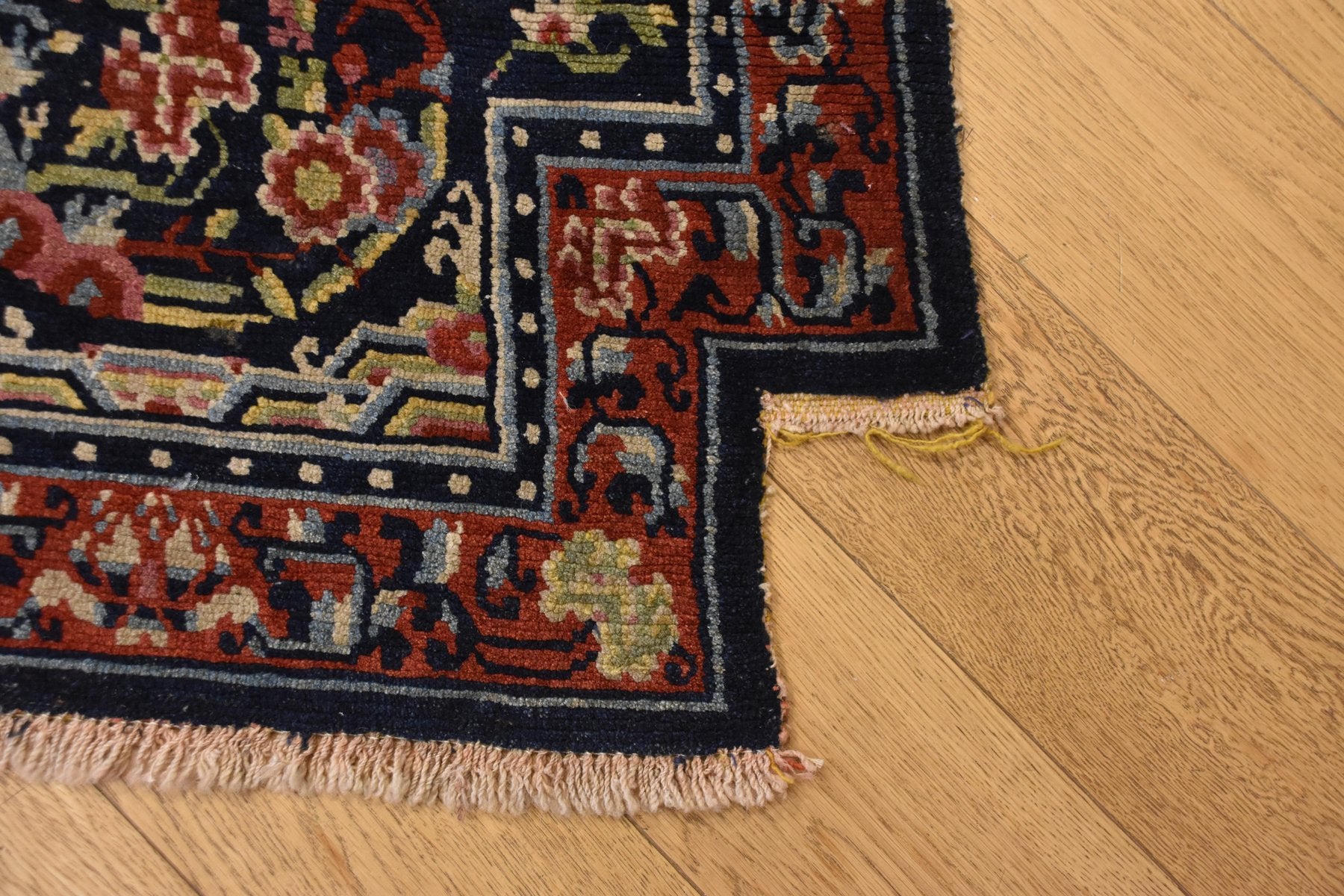 19th Century Tibetan Red Woolen Rug