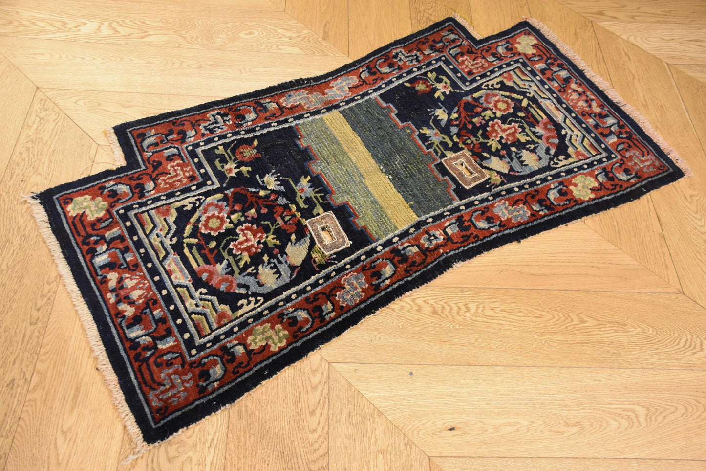 19th Century Tibetan Red Woolen Rug