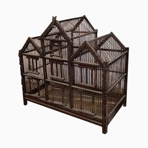 19th Century Tramp Art Birdcage-BA-658398