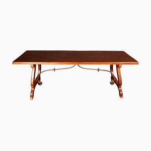 19th Century Tuscan Walnut Dining or Writing Table-MBH-1032478