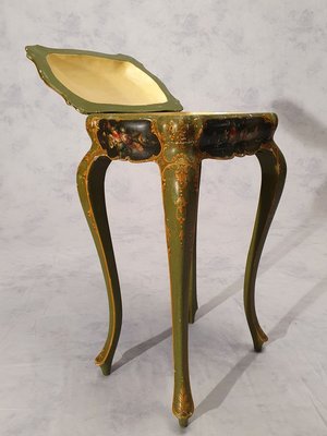 19th Century Venetian Painted Wood Table Cabinet-BSB-805700