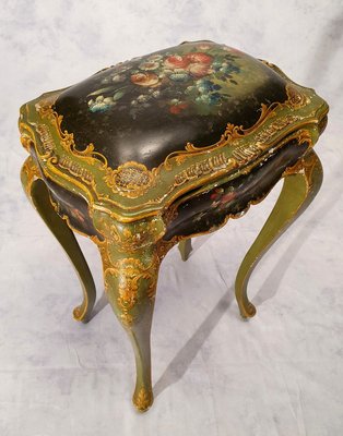 19th Century Venetian Painted Wood Table Cabinet-BSB-805700