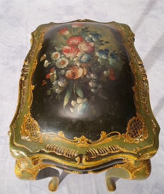 19th Century Venetian Painted Wood Table Cabinet-BSB-805700