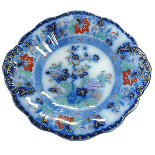 19th Century Victorian Bombay Pattern Dish from Samuel Alcock, 1890s