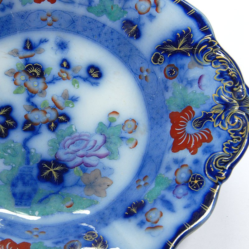 19th Century Victorian Bombay Pattern Dish from Samuel Alcock, 1890s