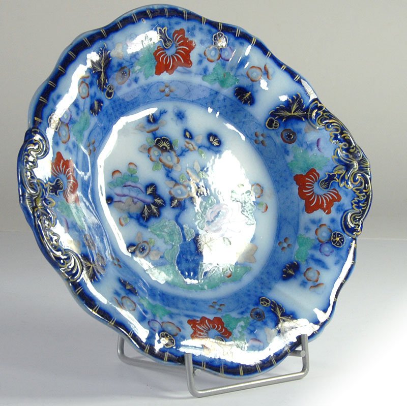 19th Century Victorian Bombay Pattern Dish from Samuel Alcock, 1890s