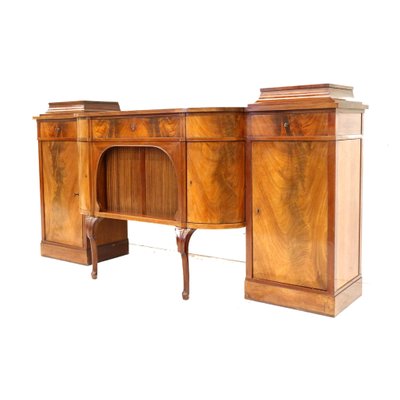 19th Century Victorian Flamed Mahogany Sideboard-XID-1420745