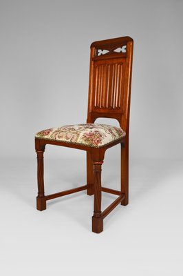 19th Century Victorian Gothic Revival Chairs in Carved Walnut, Set of 2-XNH-698853