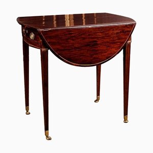 19th Century Victorian Mahogany Drop-Leaf Table-FLW-1402307