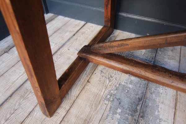 19th Century Walnut and Pine Spanish Trestle Table-TAT-2032436