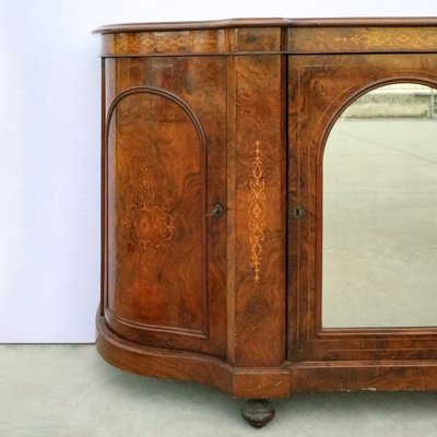 19th Century Walnut Burl Sideboard, England-BEW-1313255