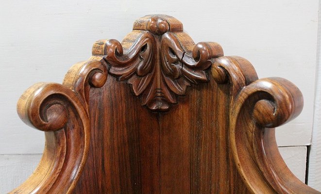 19th Century Walnut Corner Cabinets, Set of 2-RVK-680110