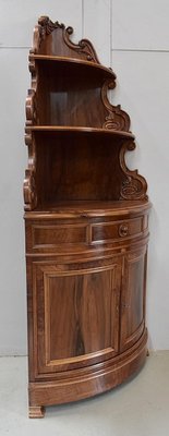 19th Century Walnut Corner Cabinets, Set of 2-RVK-680110