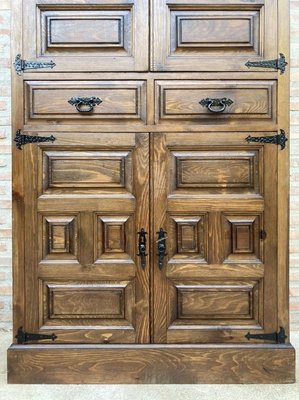 19th-Century Walnut Cupboard-NOU-763699