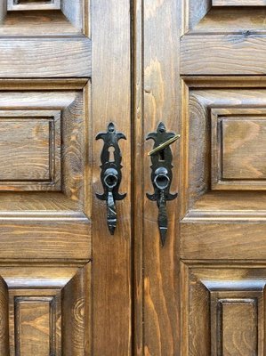 19th-Century Walnut Cupboard-NOU-763699