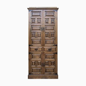 19th-Century Walnut Cupboard-NOU-763699