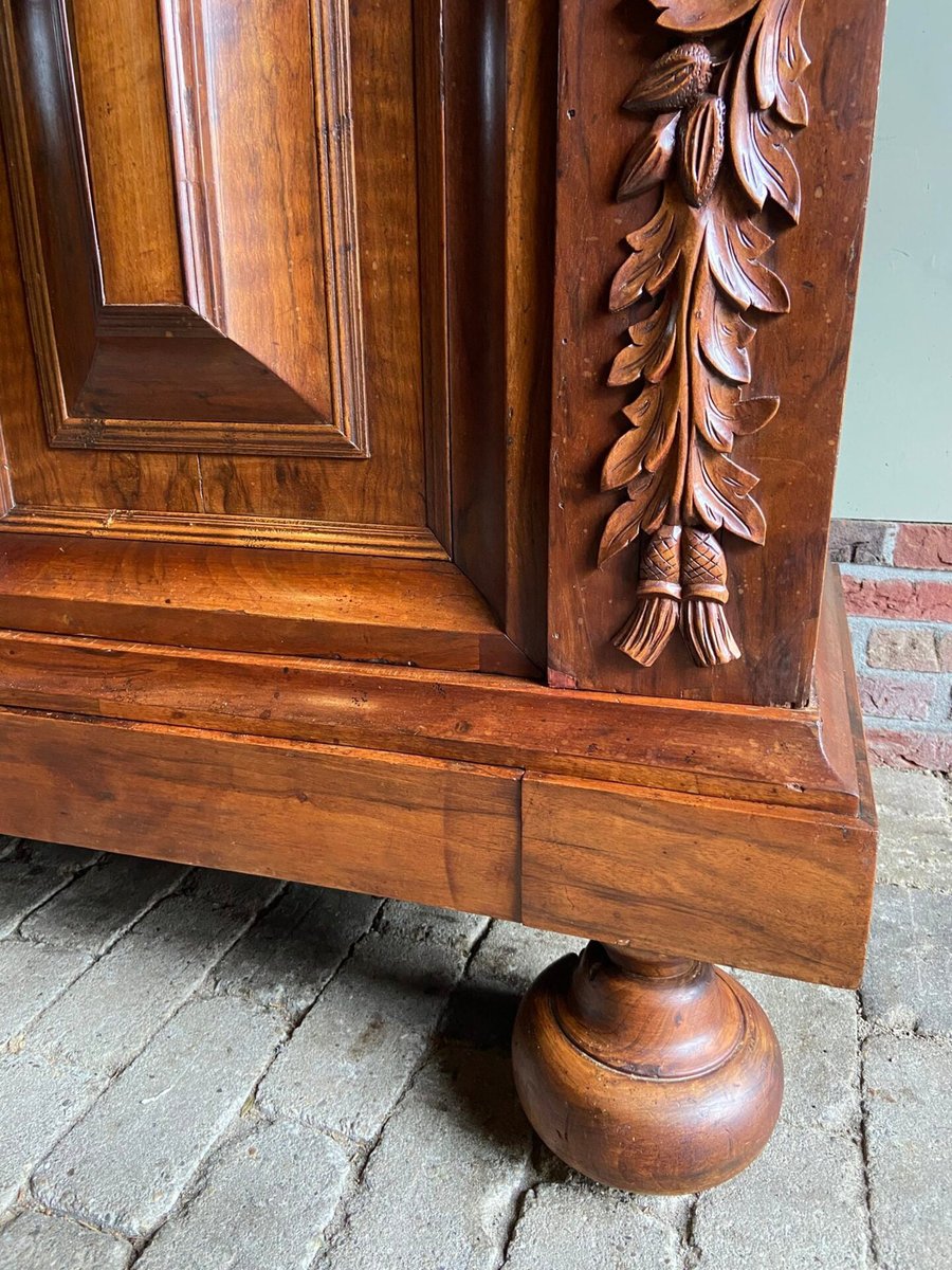 19th Century Walnut Cushion Cabinet, 1800s