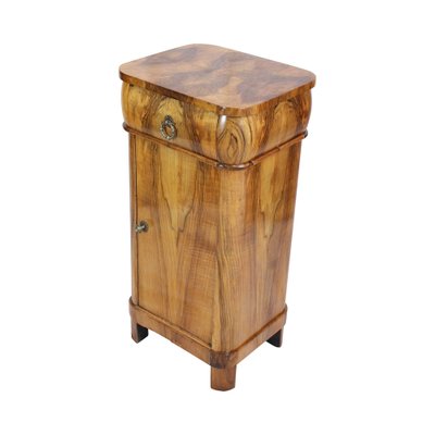 19th Century Walnut Nightstand or Pillar Cabinet