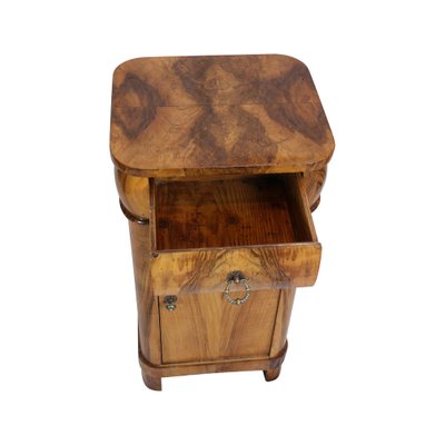 19th Century Walnut Nightstand or Pillar Cabinet