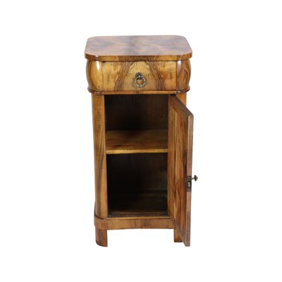 19th Century Walnut Nightstand or Pillar Cabinet