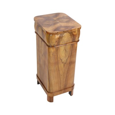 19th Century Walnut Nightstand or Pillar Cabinet