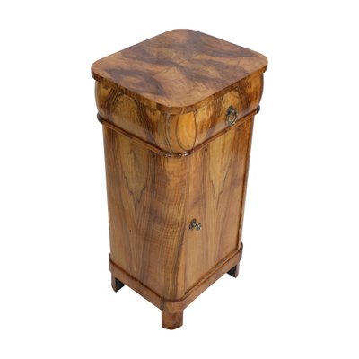 19th Century Walnut Nightstand or Pillar Cabinet