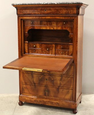 19th Century Walnut Secretaire from Louis Philippe-UMS-1334554