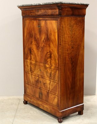 19th Century Walnut Secretaire from Louis Philippe-UMS-1334554